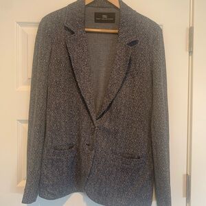 Tart Collections Herringbone Blazer in Gray